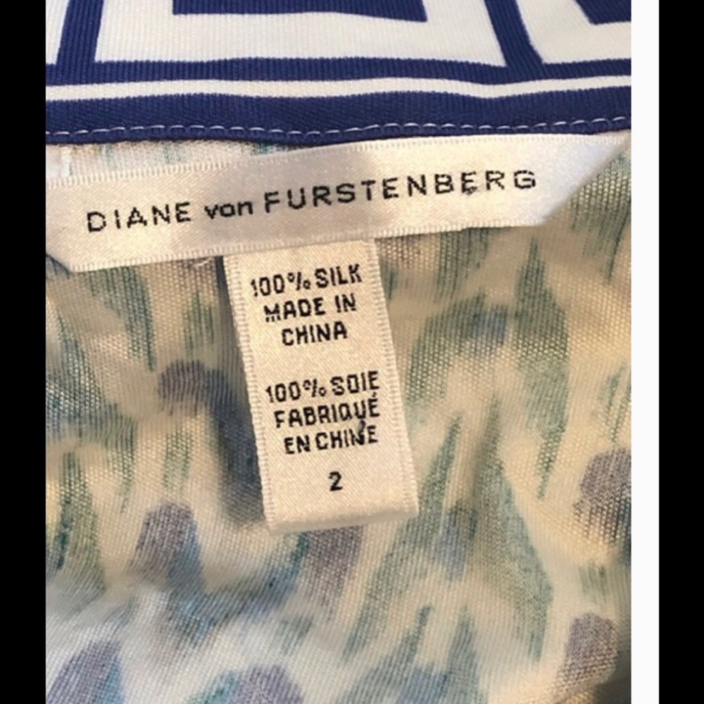 DVF Diane Von Furstenberg Silk Jersey wrap dress - Picture 5 of 6
